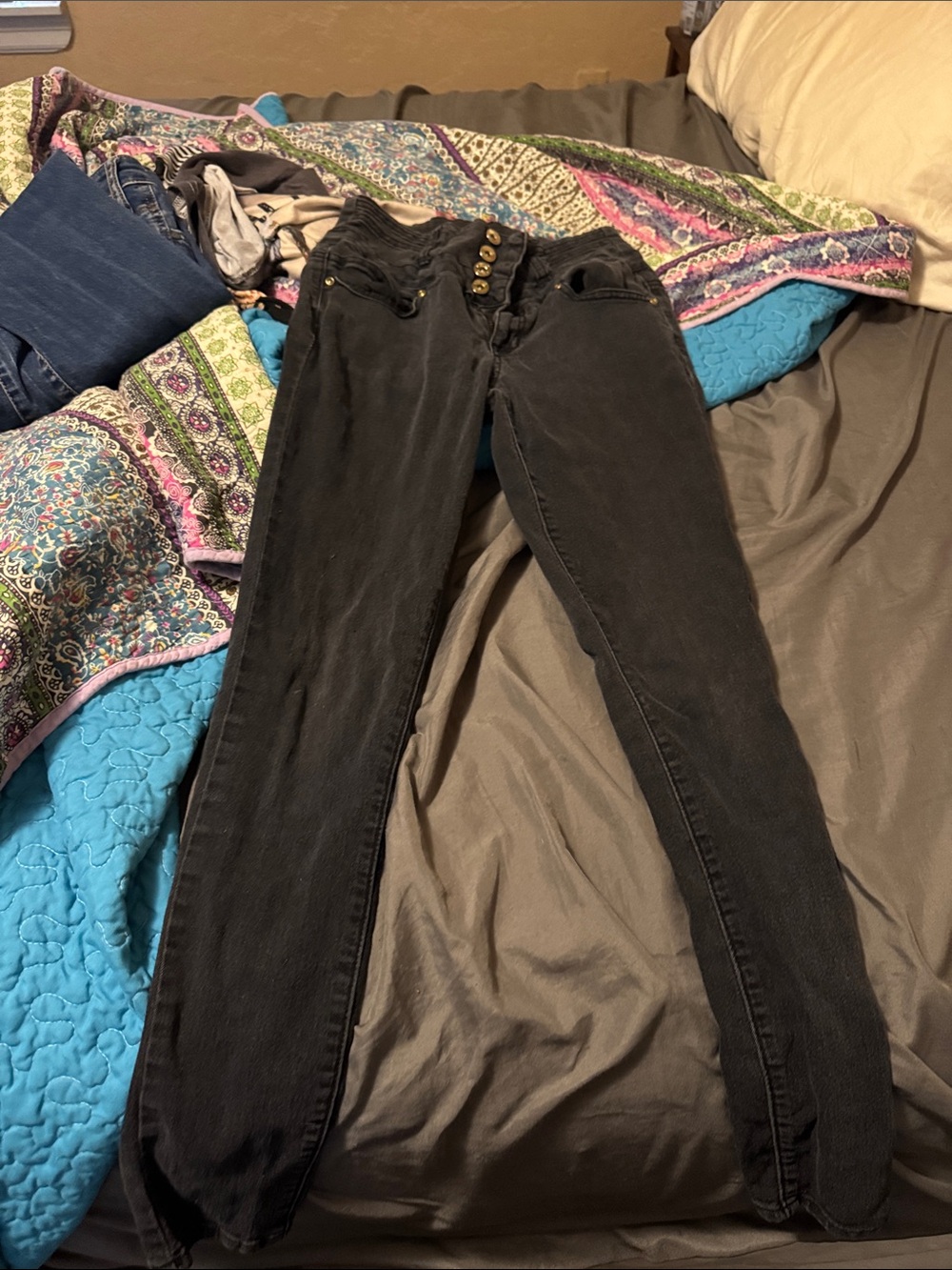 High-Rise Black Skinny Jeans for Women
